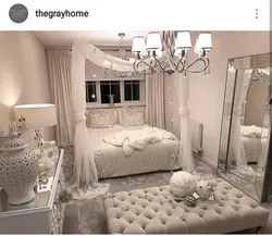 Pearls in the bedroom interior