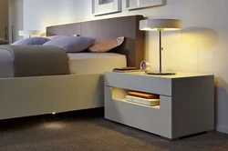 Bedside tables for the bedroom in a modern style photo interior