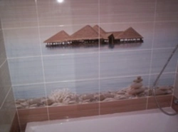 Bathroom tiles del mare photo