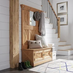 Rustic hallway design