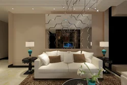Decorative Mirrors On The Wall In The Living Room Photo