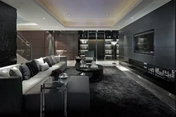 Modern Black And White Living Room Design
