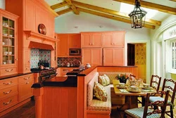 Terracotta kitchen design photo