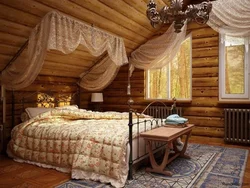 Rustik Yataq Otağı Interyeri