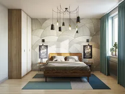 Loft Bedroom Design In Light Colors