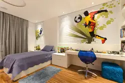 Bedroom interior for teenager wallpaper