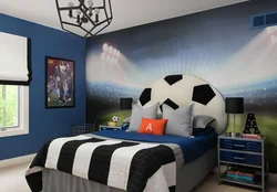 Bedroom interior for teenager wallpaper