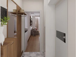 Photo of a corridor in a one-room apartment