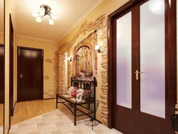 Renovation of the hallway design in the apartment inexpensive and beautiful photo