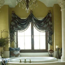 Curtain for bathroom window photo design