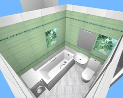 Program for bathroom design and tile selection