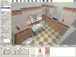 Program For Bathroom Design And Tile Selection