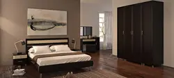 Дизайн спальни венге