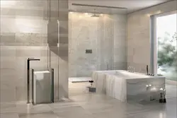 Дизайн ванны плиткой агата