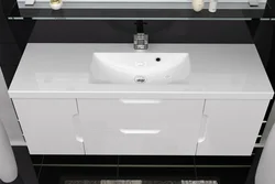 Sink with cabinet in the bathroom 90 photos