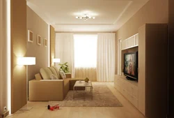 Cream Living Room Interior