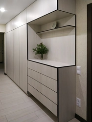 Шкафы для длинной прихожей в квартире фото