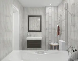 Cerama marazzi плиткаларынан жасалған ваннаның фотосы