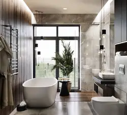 Дизайн интерьера ванной комнаты и санузла в доме