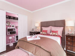 Дизайн Спальни С Розовой Кроватью
