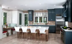 Fusion style in the kitchen interior