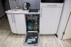 Dishwasher In The Kitchen Photo