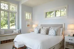 Ideas for a window in the bedroom photo