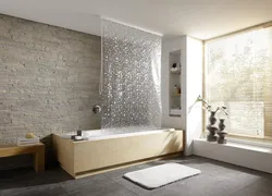 Стеклянные шторы для ванной комнаты фото