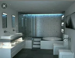 Small bathroom design with jacuzzi