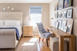 Bedroom with armchairs interior design