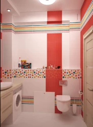 Bathroom design in different colors