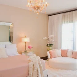 Дизайн спален персиково цвета