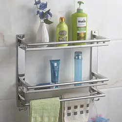 Bathroom wall shelf photo