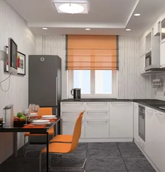 Kitchen design in 16-storey buildings