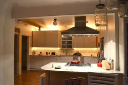 Lighting area in the kitchen photo