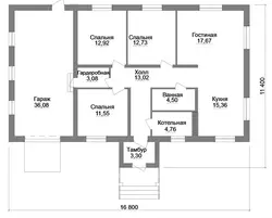 Планы дома одноэтажного 3 спальни фото