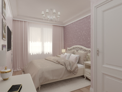 Bedroom In Khrushchev-Era Design Photo In Light Colors