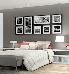 Paintings for bedroom interior photos in modern style