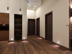 Apartment design brown walls