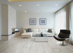 Interior light oak living room