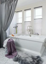 Curtain For Bathroom Interior Design