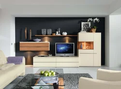 Интерьер модульная мебель для гостиной