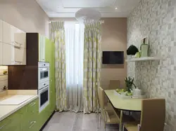 Обои на кухню дизайн интерьера комбинированные маленькую кухню