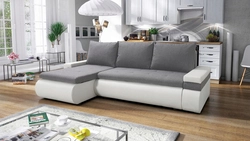 Модульный диван со спальным местом фото