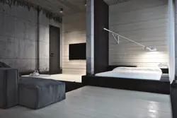 Bedroom design concrete