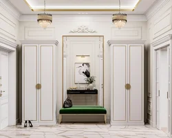 Neoclassical hallways in the interior photo