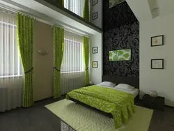 Bedroom Interior In Green Tone Photo