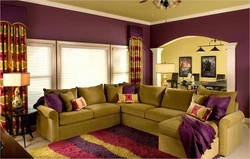 Lingonberry Color In Living Rooms Photo