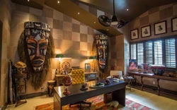 Спальня в африканском стиле дизайн