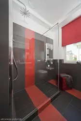 Bathroom Design Red And Black